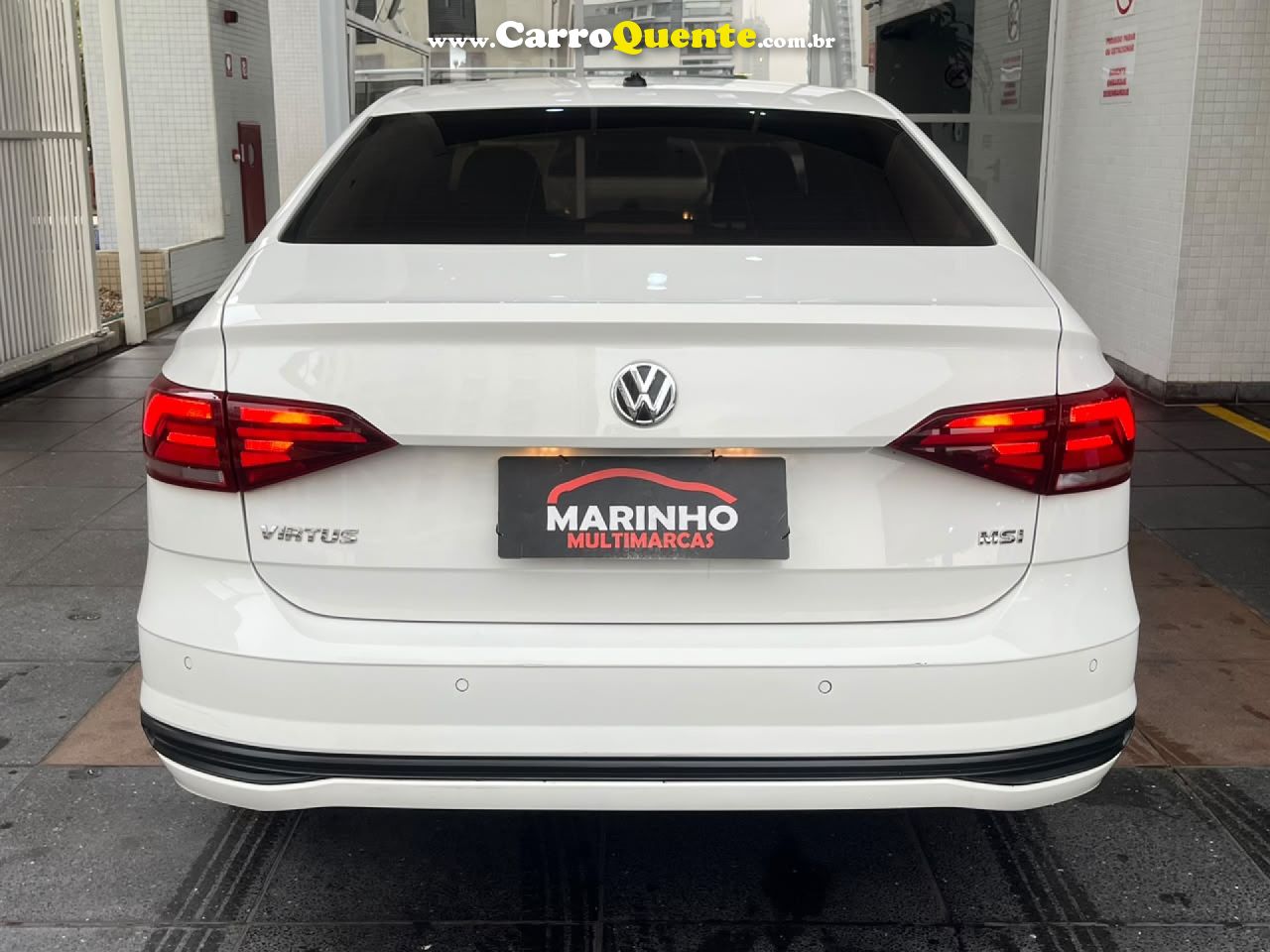 VOLKSWAGEN   VIRTUS 1.6 MSI FLEX COMPLETO DE FABRICA BOM ESTADO   BRANCO 2020 1.6 FLEX - Loja