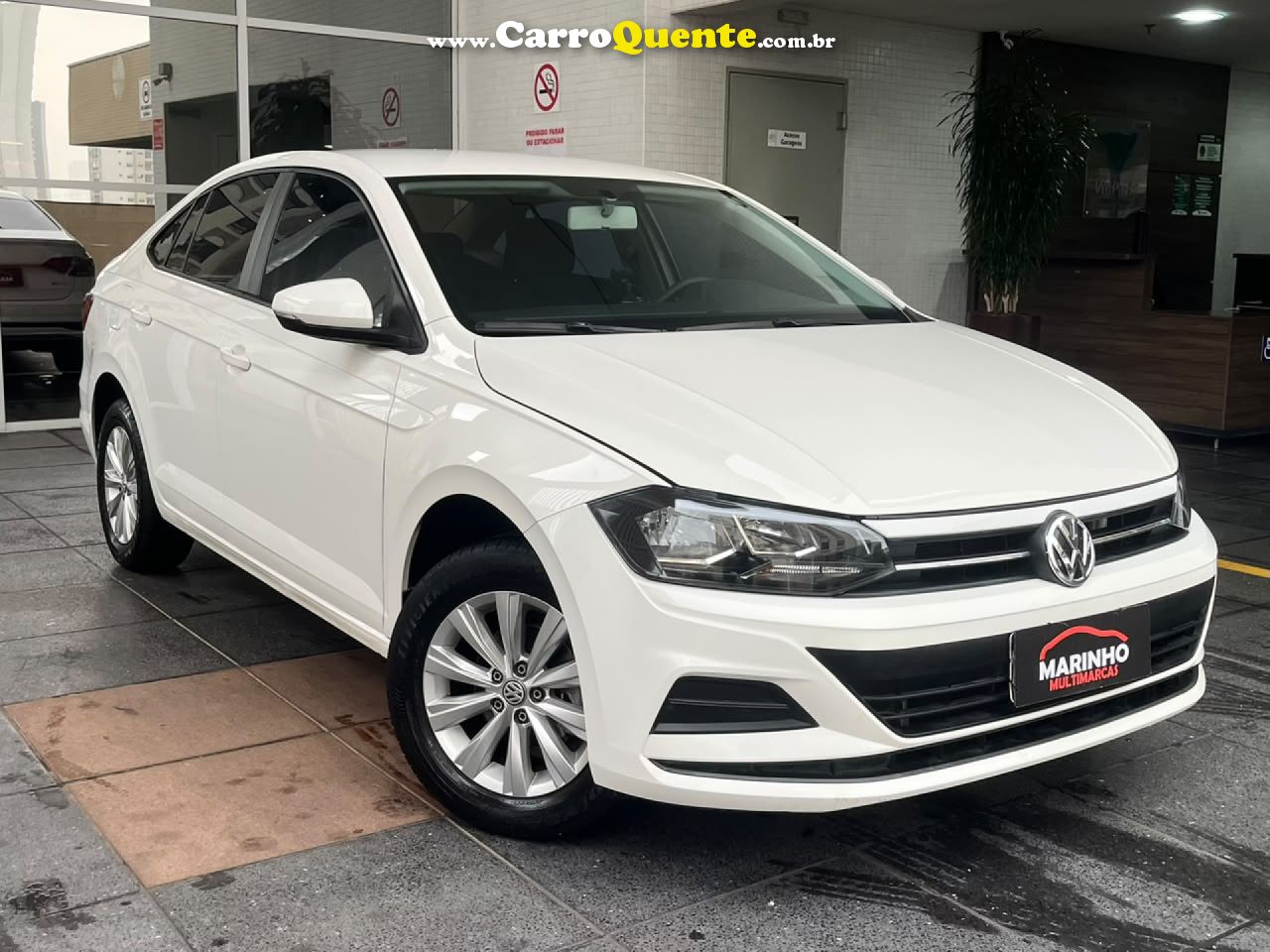 VOLKSWAGEN   VIRTUS 1.6 MSI FLEX COMPLETO DE FABRICA BOM ESTADO   BRANCO 2020 1.6 FLEX - Loja