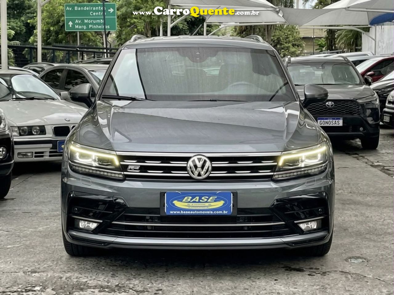 VOLKSWAGEN   TIGUAN ALLSPAC R-LINE 350 TSI 2.0 4X4   CINZA 2019 2.0 T GASOLINA - Loja