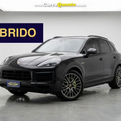 PORSCHE   CAYENNE E-HYBRID 3.0 V6 462CV   PRETO 2020 3.0 V6 GASOLINA E ELÉTRICO