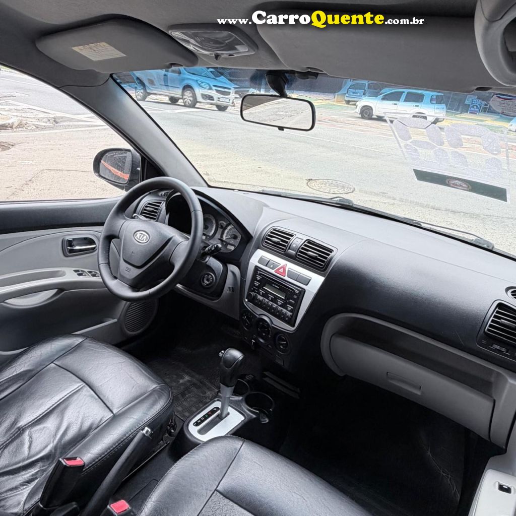 KIA   PICANTO EX 1.11.0 1.0 FLEX AUT.   PRETO 2008 1.0 FLEX - Loja