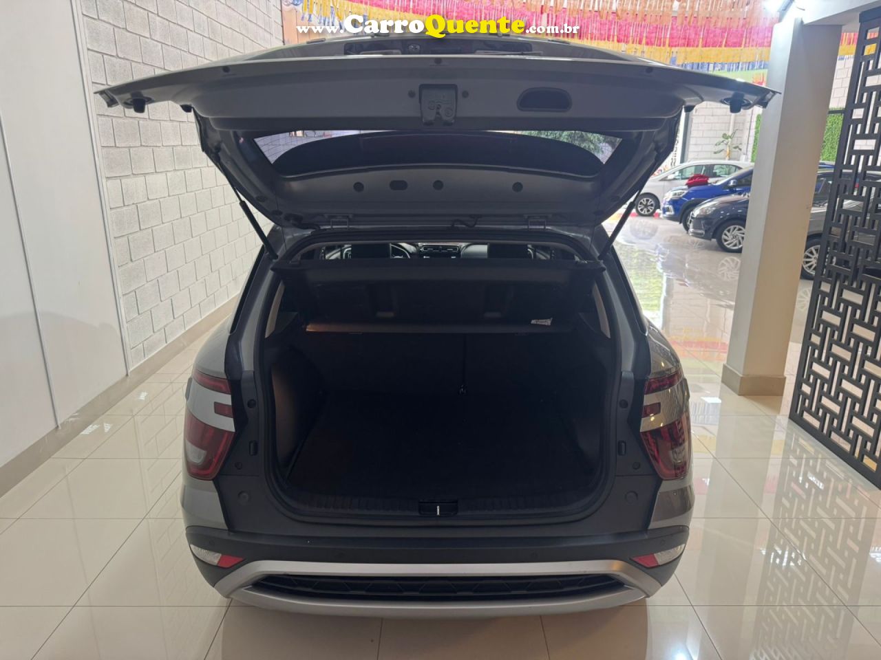 HYUNDAI   CRETA PLATINUM 1.0 TB 12V FLEX AUT.   CINZA 2023 1.0 FLEX - Loja
