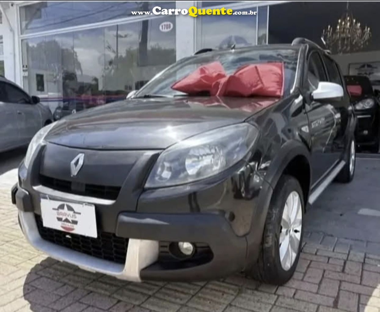 RENAULT   SANDERO STEPWAY HI-FLEX 1.6 16V 5P   PRETO 2013 1.6 FLEX - Loja