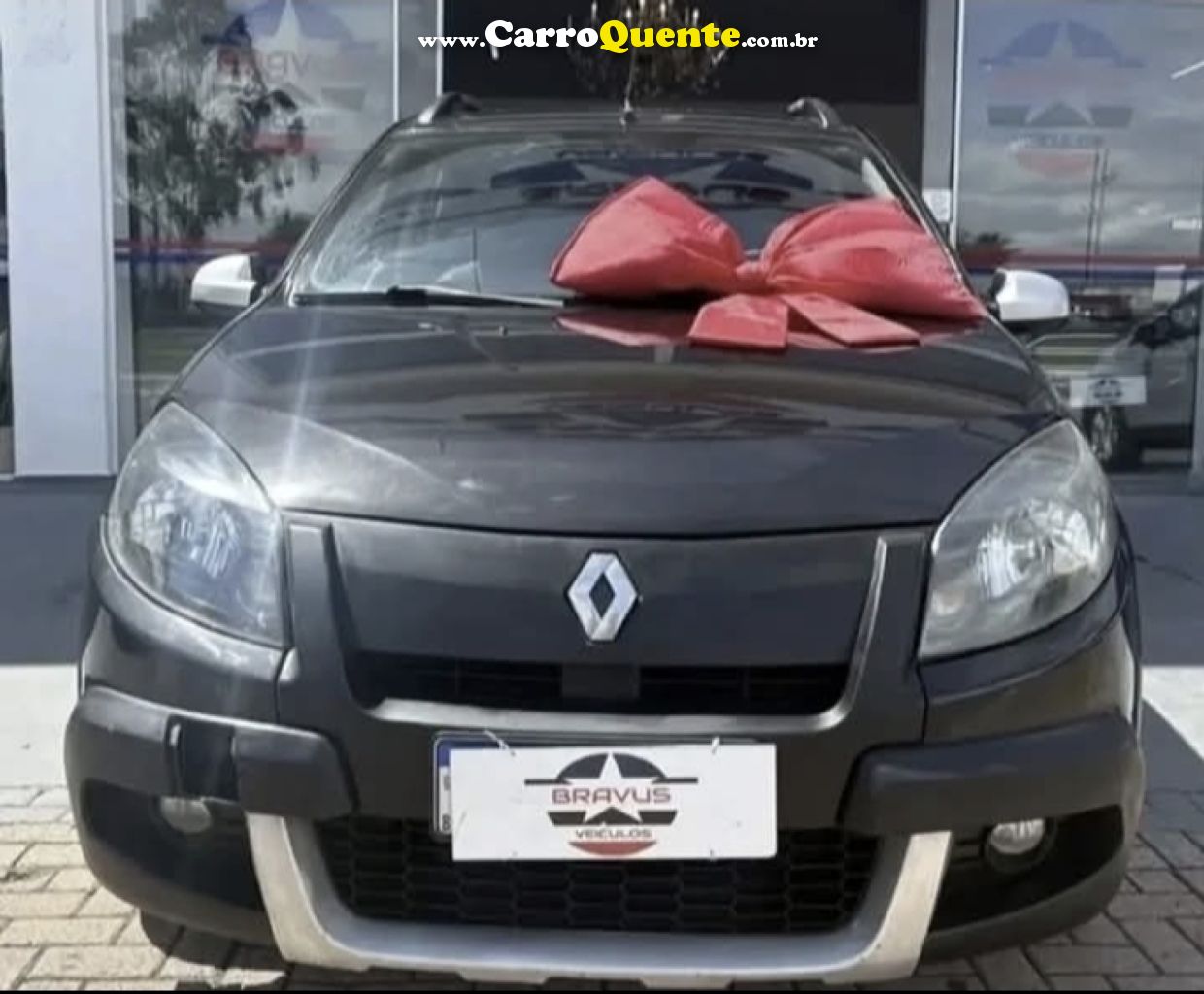 RENAULT   SANDERO STEPWAY HI-FLEX 1.6 16V 5P   PRETO 2013 1.6 FLEX - Loja