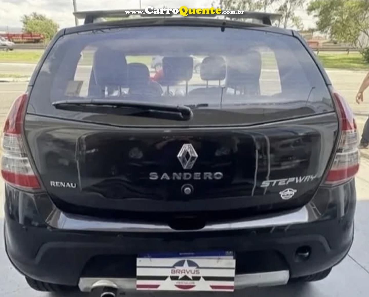 RENAULT   SANDERO STEPWAY HI-FLEX 1.6 16V 5P   PRETO 2013 1.6 FLEX - Loja