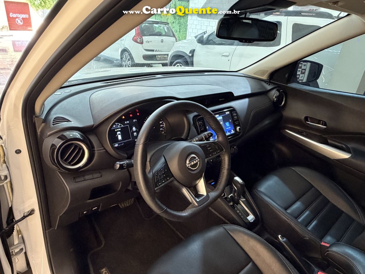 NISSAN   KICKS EXCLUSIVE 1.6 16V FLEX AUT.   BRANCO 2023 1.6 FLEX - Loja