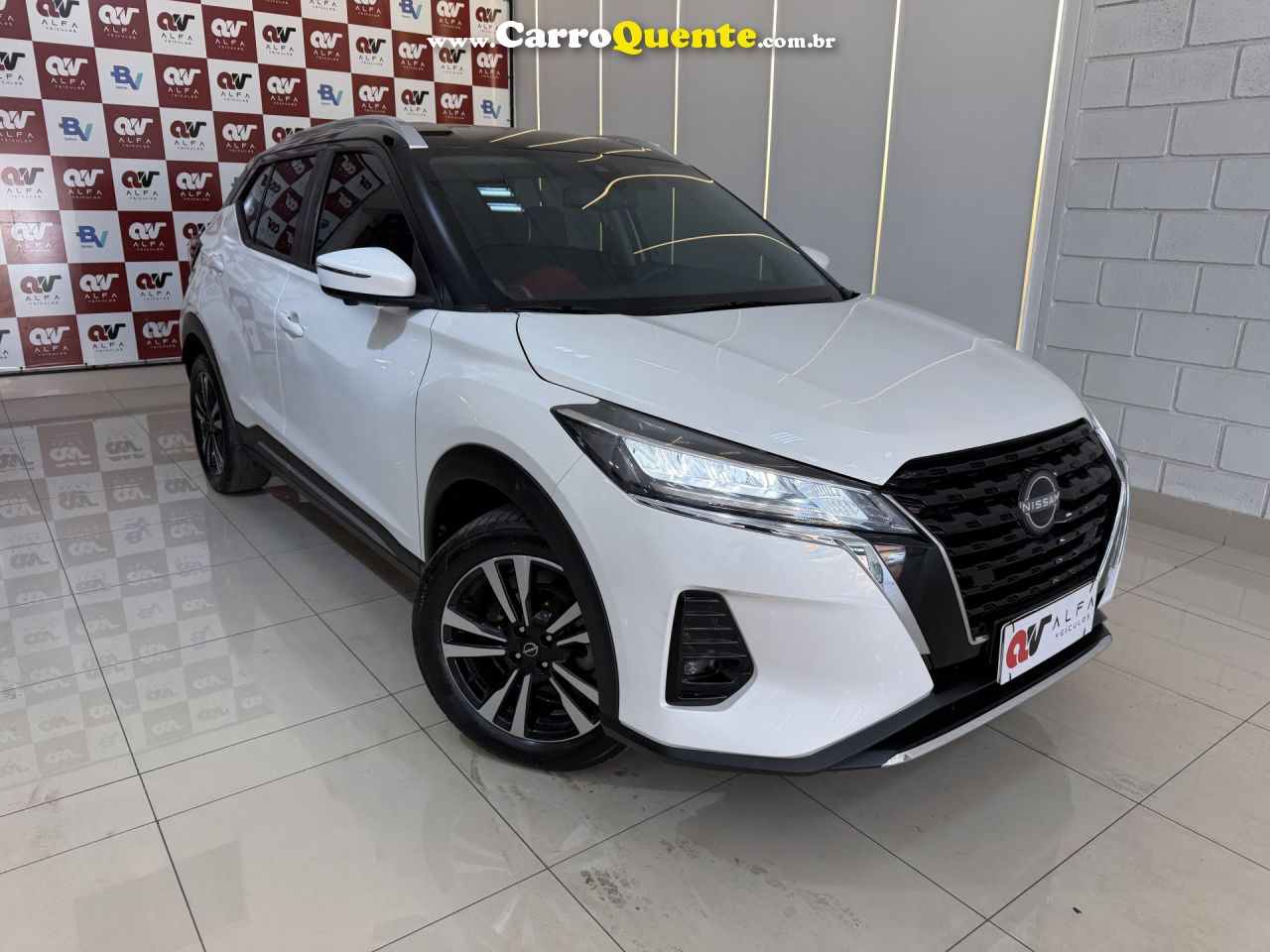 NISSAN   KICKS EXCLUSIVE 1.6 16V FLEX AUT.   BRANCO 2023 1.6 FLEX - Loja