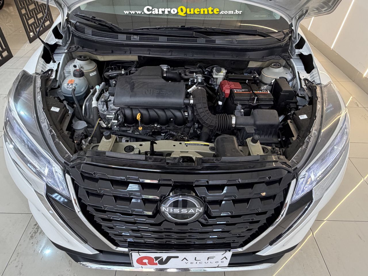 NISSAN   KICKS EXCLUSIVE 1.6 16V FLEX AUT.   BRANCO 2023 1.6 FLEX - Loja