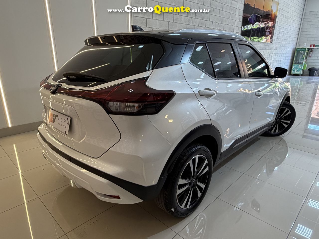 NISSAN   KICKS EXCLUSIVE 1.6 16V FLEX AUT.   BRANCO 2023 1.6 FLEX - Loja