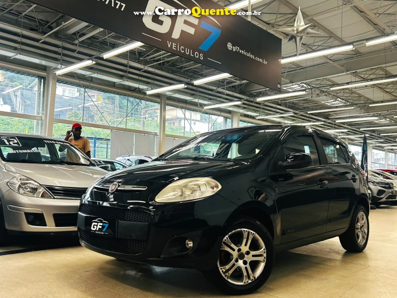 FIAT   PALIO ATTRA.ITÁLIA 1.4 EVO F.FLEX 8V 5P   PRETO 2014 1.4 GASOLINA - Loja