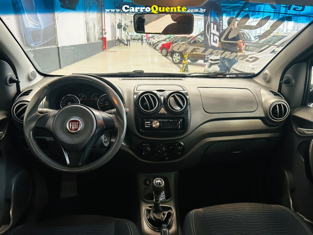 FIAT   PALIO ATTRA.ITÁLIA 1.4 EVO F.FLEX 8V 5P   PRETO 2014 1.4 GASOLINA - Loja