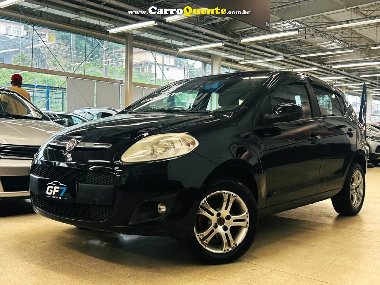 FIAT   PALIO ATTRA.ITÁLIA 1.4 EVO F.FLEX 8V 5P   PRETO 2014 1.4 GASOLINA - Loja