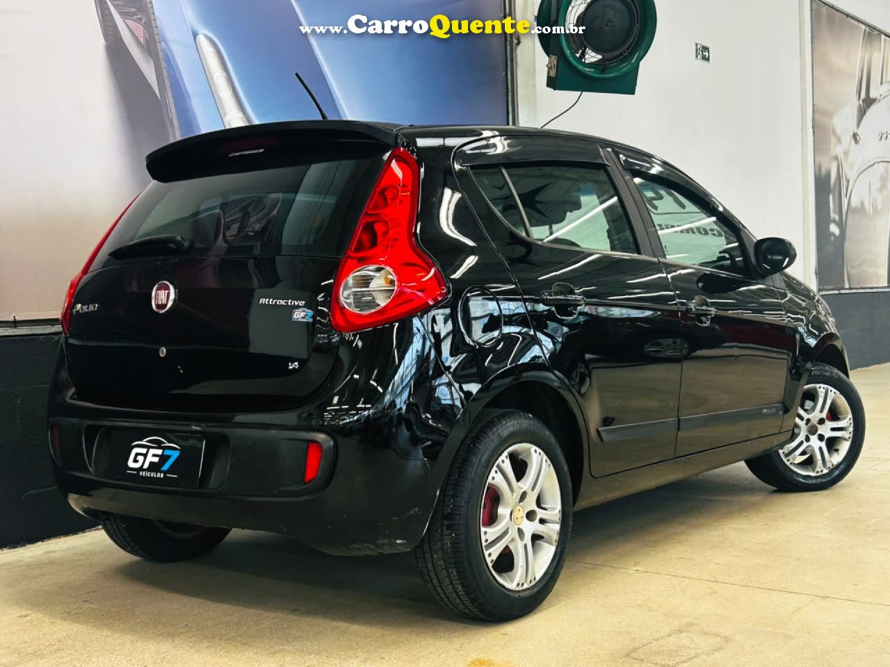 FIAT   PALIO ATTRA.ITÁLIA 1.4 EVO F.FLEX 8V 5P   PRETO 2014 1.4 GASOLINA - Loja