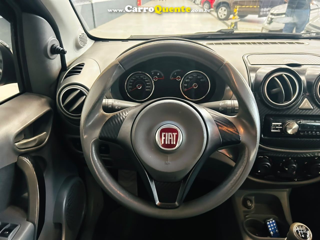 FIAT   PALIO ATTRA.ITÁLIA 1.4 EVO F.FLEX 8V 5P   PRETO 2014 1.4 GASOLINA - Loja