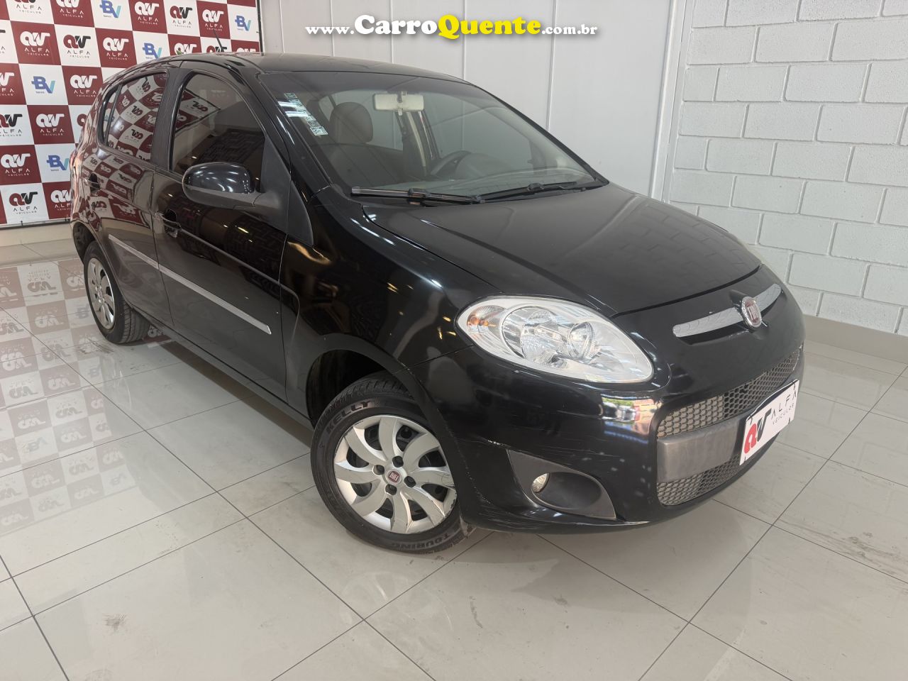 FIAT   PALIO ATTRA.ITÁLIA 1.4 EVO F.FLEX 8V 5P   PRETO 2013 1.4 FLEX - Loja