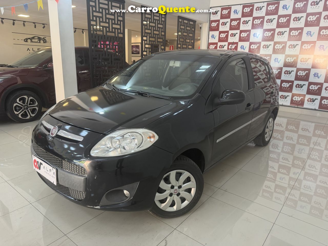 FIAT   PALIO ATTRA.ITÁLIA 1.4 EVO F.FLEX 8V 5P   PRETO 2013 1.4 FLEX - Loja