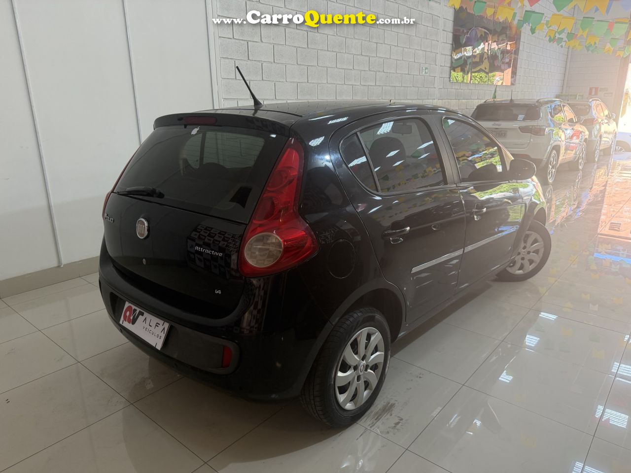 FIAT   PALIO ATTRA.ITÁLIA 1.4 EVO F.FLEX 8V 5P   PRETO 2013 1.4 FLEX - Loja