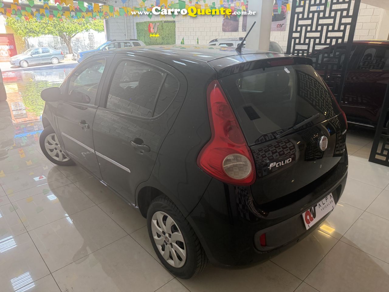 FIAT   PALIO ATTRA.ITÁLIA 1.4 EVO F.FLEX 8V 5P   PRETO 2013 1.4 FLEX - Loja