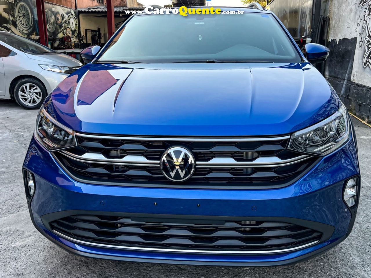 VOLKSWAGEN   NIVUS HIGHLINE 1.0 200 TSI FLEX AUT.   AZUL 2022 1.0 FLEX - Loja
