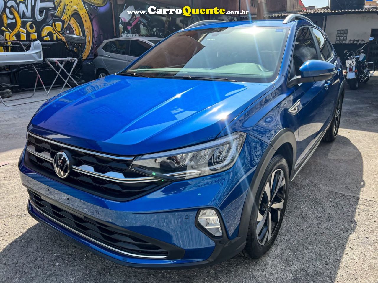 VOLKSWAGEN   NIVUS HIGHLINE 1.0 200 TSI FLEX AUT.   AZUL 2022 1.0 FLEX - Loja