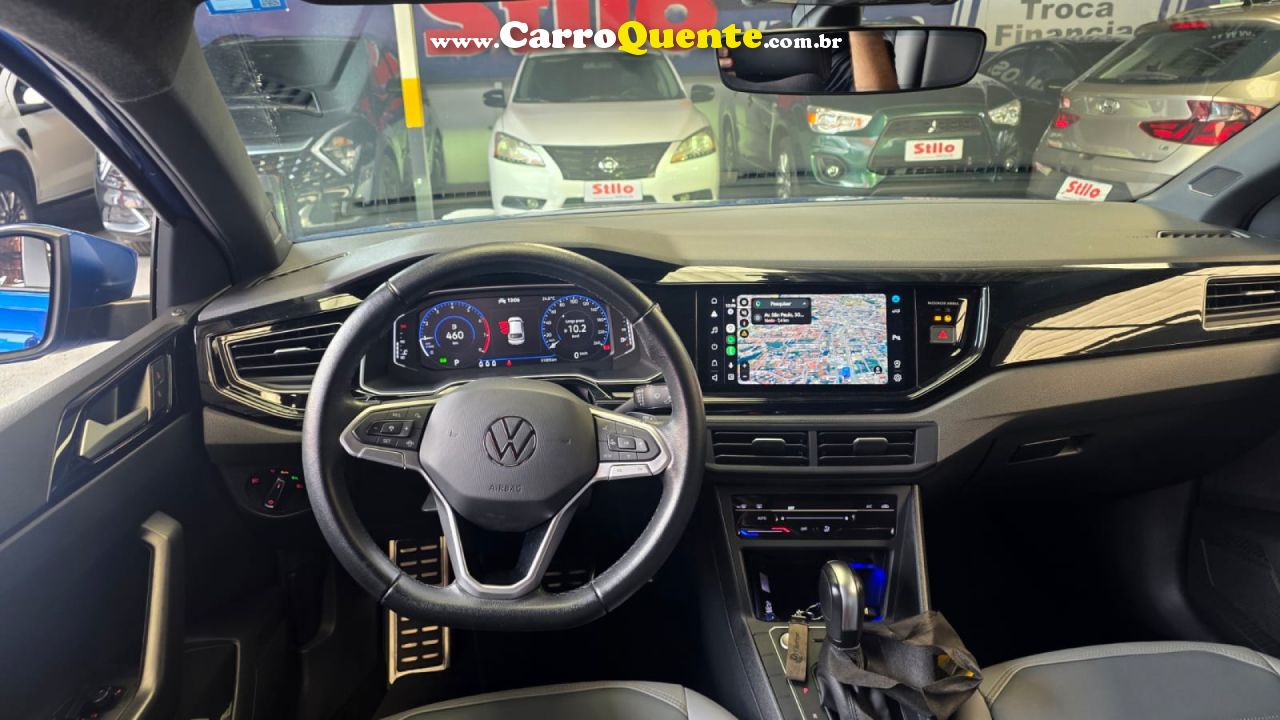 VOLKSWAGEN   NIVUS HIGHLINE 1.0 200 TSI FLEX AUT.   AZUL 2022 1.0 FLEX - Loja