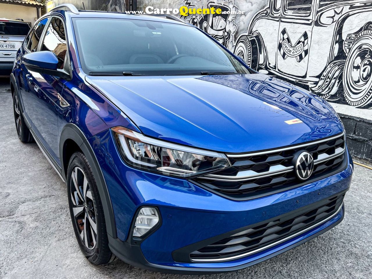 VOLKSWAGEN   NIVUS HIGHLINE 1.0 200 TSI FLEX AUT.   AZUL 2022 1.0 FLEX - Loja