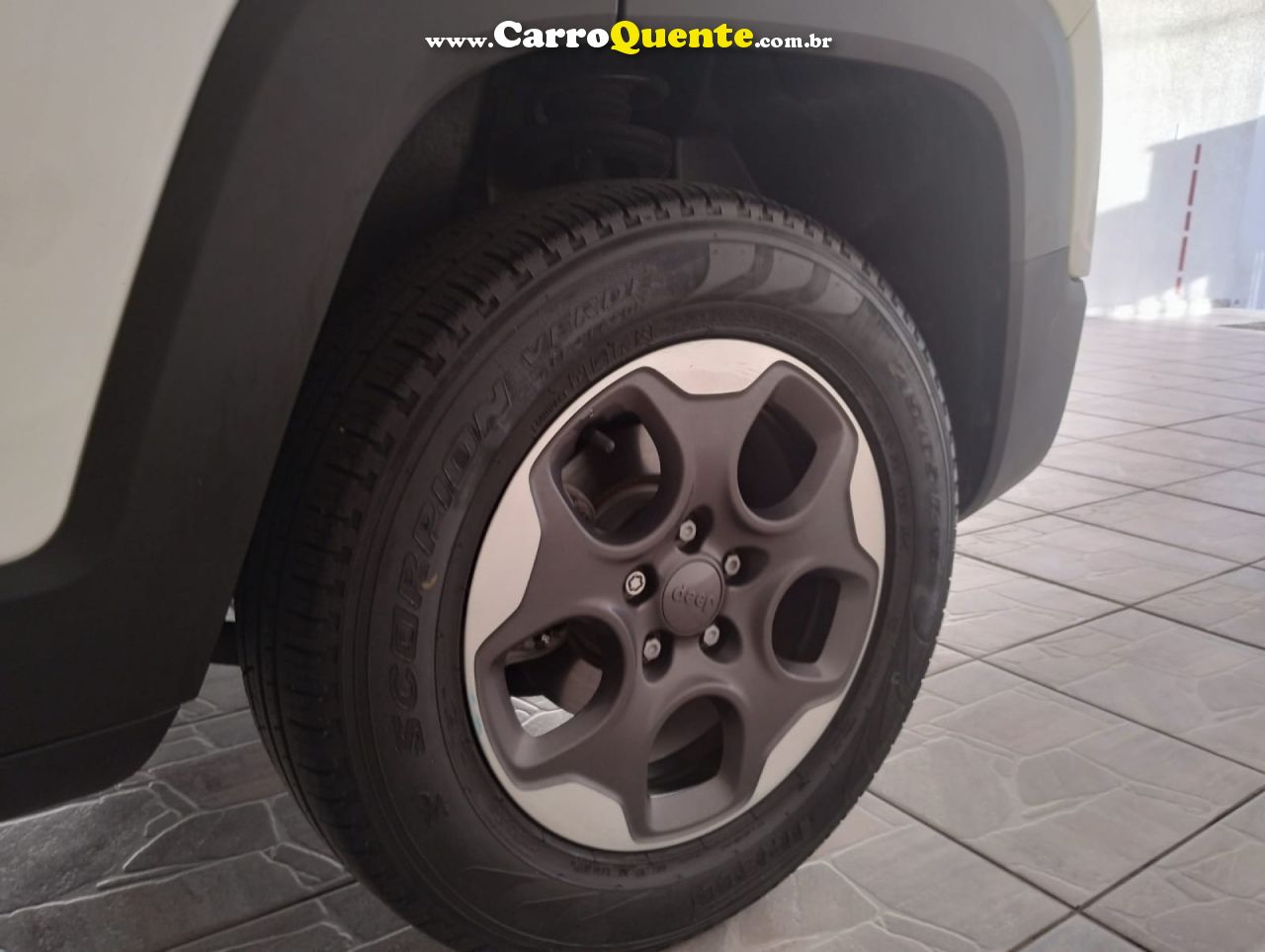 JEEP   RENEGADE STD 1.8 4X2 FLEX 16V AUT.   BRANCO 2021 1.8 FLEX - Loja