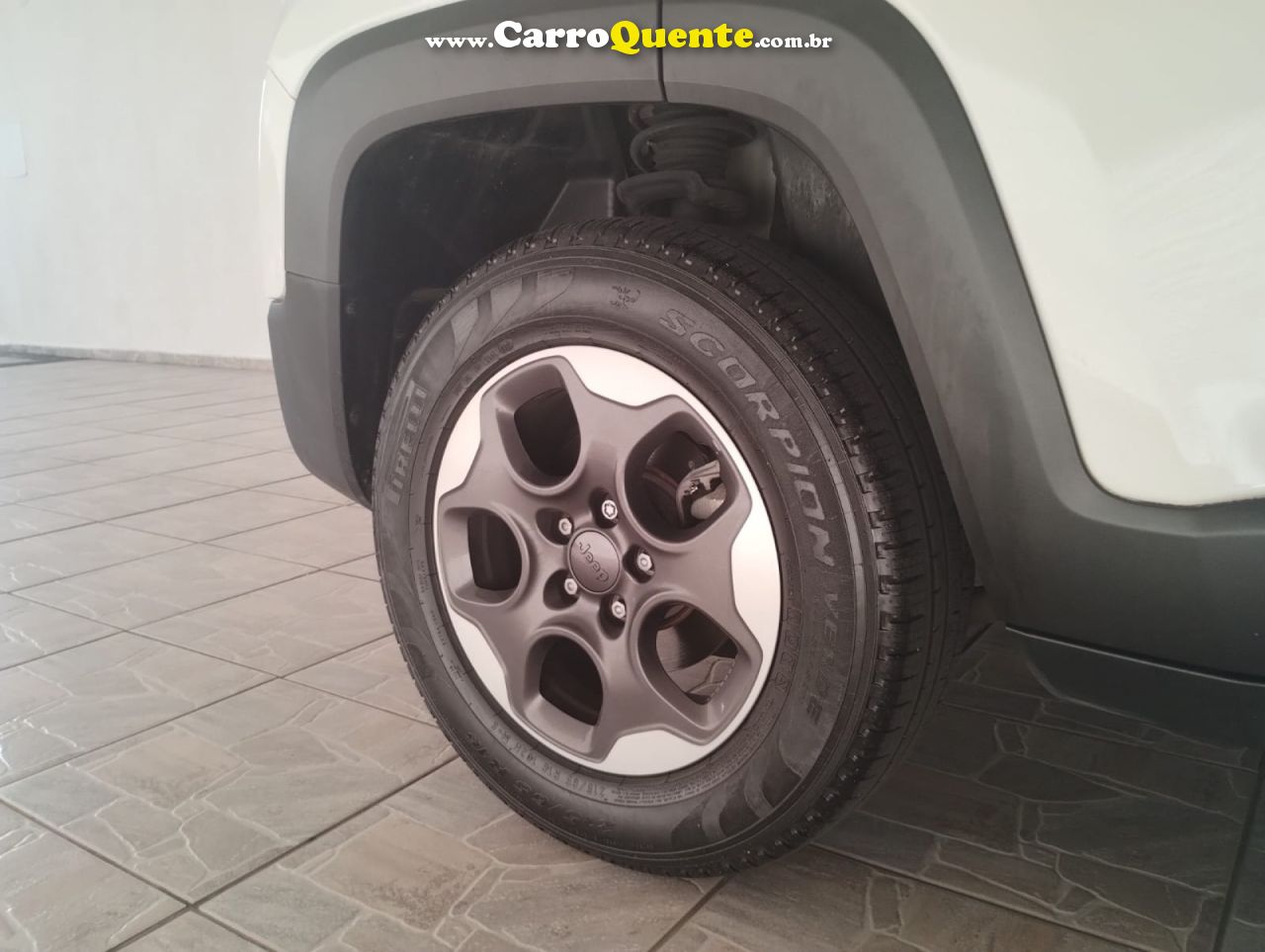 JEEP   RENEGADE STD 1.8 4X2 FLEX 16V AUT.   BRANCO 2021 1.8 FLEX - Loja