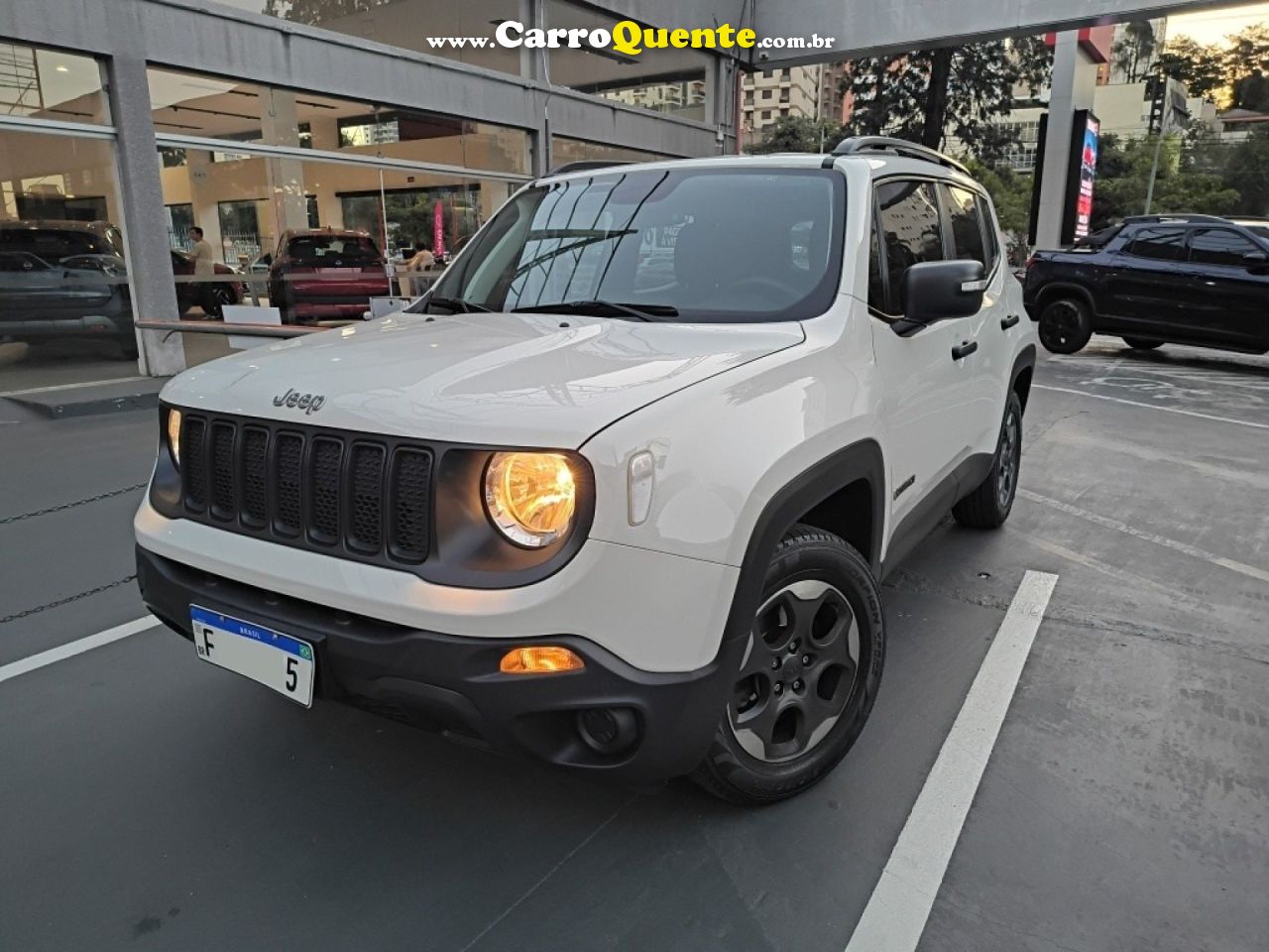 JEEP   RENEGADE STD 1.8 4X2 FLEX 16V AUT.   BRANCO 2021 1.8 FLEX - Loja