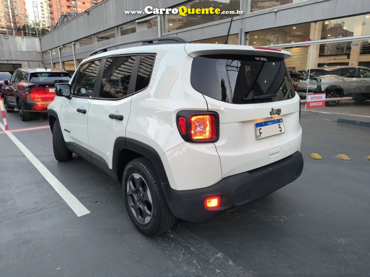 JEEP   RENEGADE STD 1.8 4X2 FLEX 16V AUT.   BRANCO 2021 1.8 FLEX - Loja