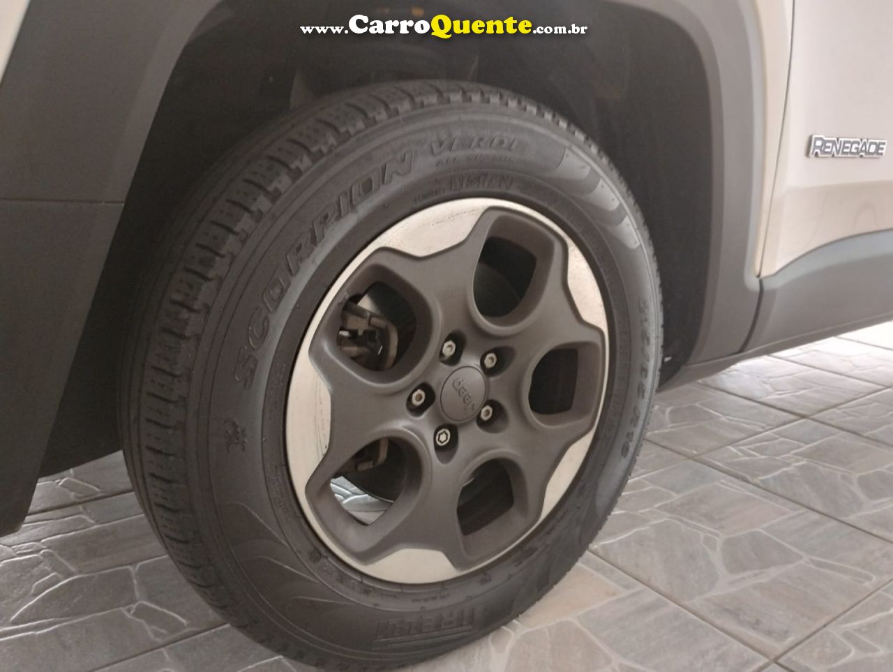 JEEP   RENEGADE STD 1.8 4X2 FLEX 16V AUT.   BRANCO 2021 1.8 FLEX - Loja