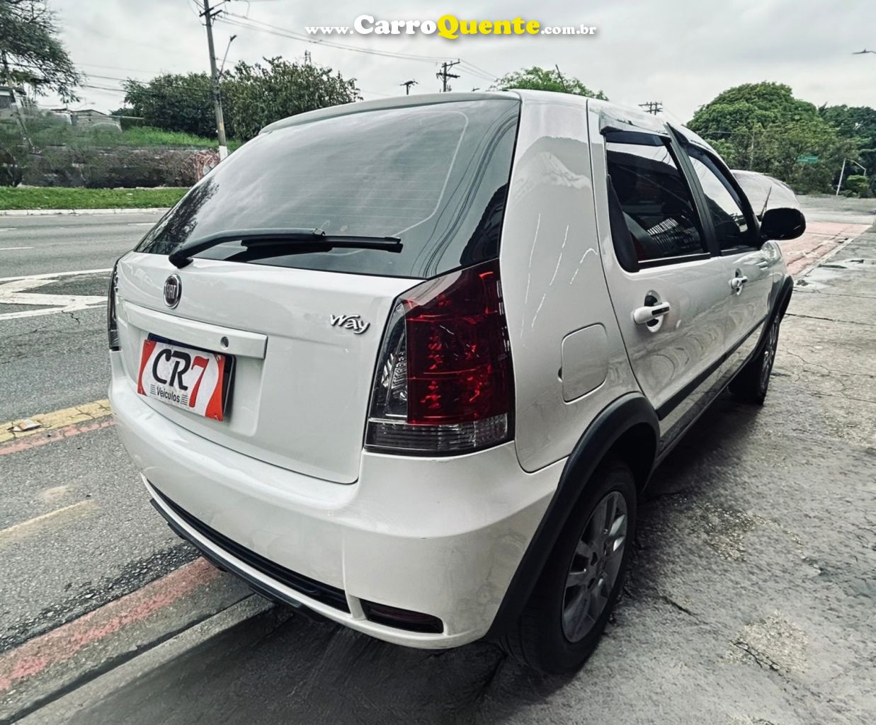 FIAT   PALIO WAY 1.0 FIRE FLEX 8V 5P   BRANCO 2015 1.0 FLEX - Loja