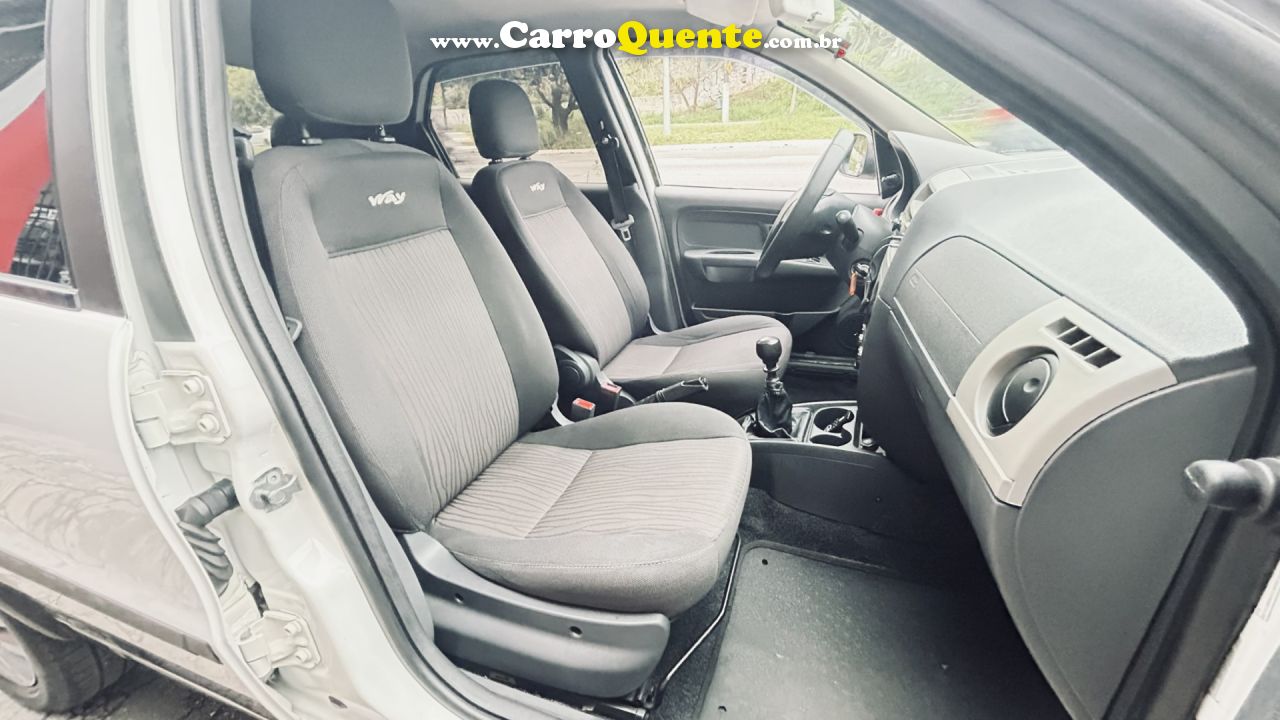 FIAT   PALIO WAY 1.0 FIRE FLEX 8V 5P   BRANCO 2015 1.0 FLEX - Loja