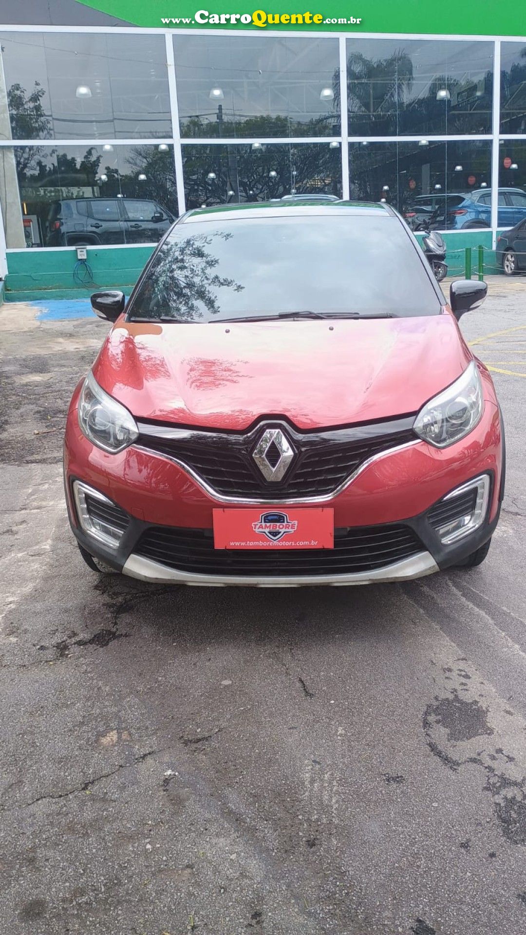RENAULT   CAPTUR INTENSE 2.0 16V FLEX 5P AUT.   VERMELHO 2017 2.0 FLEX - Loja