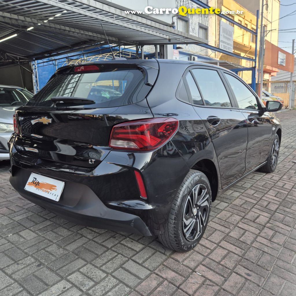 CHEVROLET   ONIX HATCH LT 1.0 8V FLEXPOWER 5P MEC.   PRETO 2025 1.0 FLEX - Loja