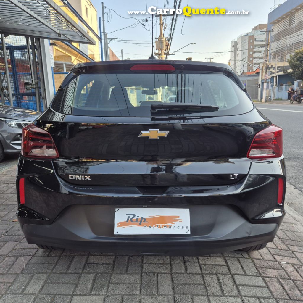 CHEVROLET   ONIX HATCH LT 1.0 8V FLEXPOWER 5P MEC.   PRETO 2025 1.0 FLEX - Loja