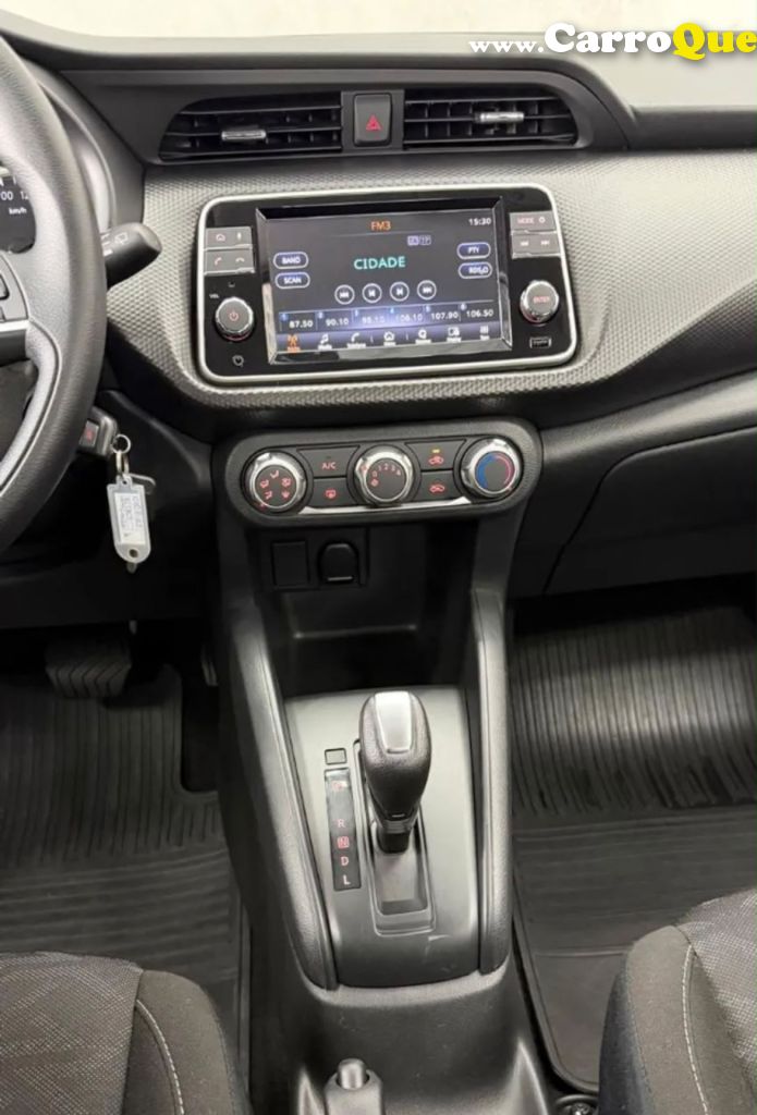 NISSAN   KICKS SENSE 1.6 16V FLEX AUT.   CINZA 2024 1.6 FLEX - Loja