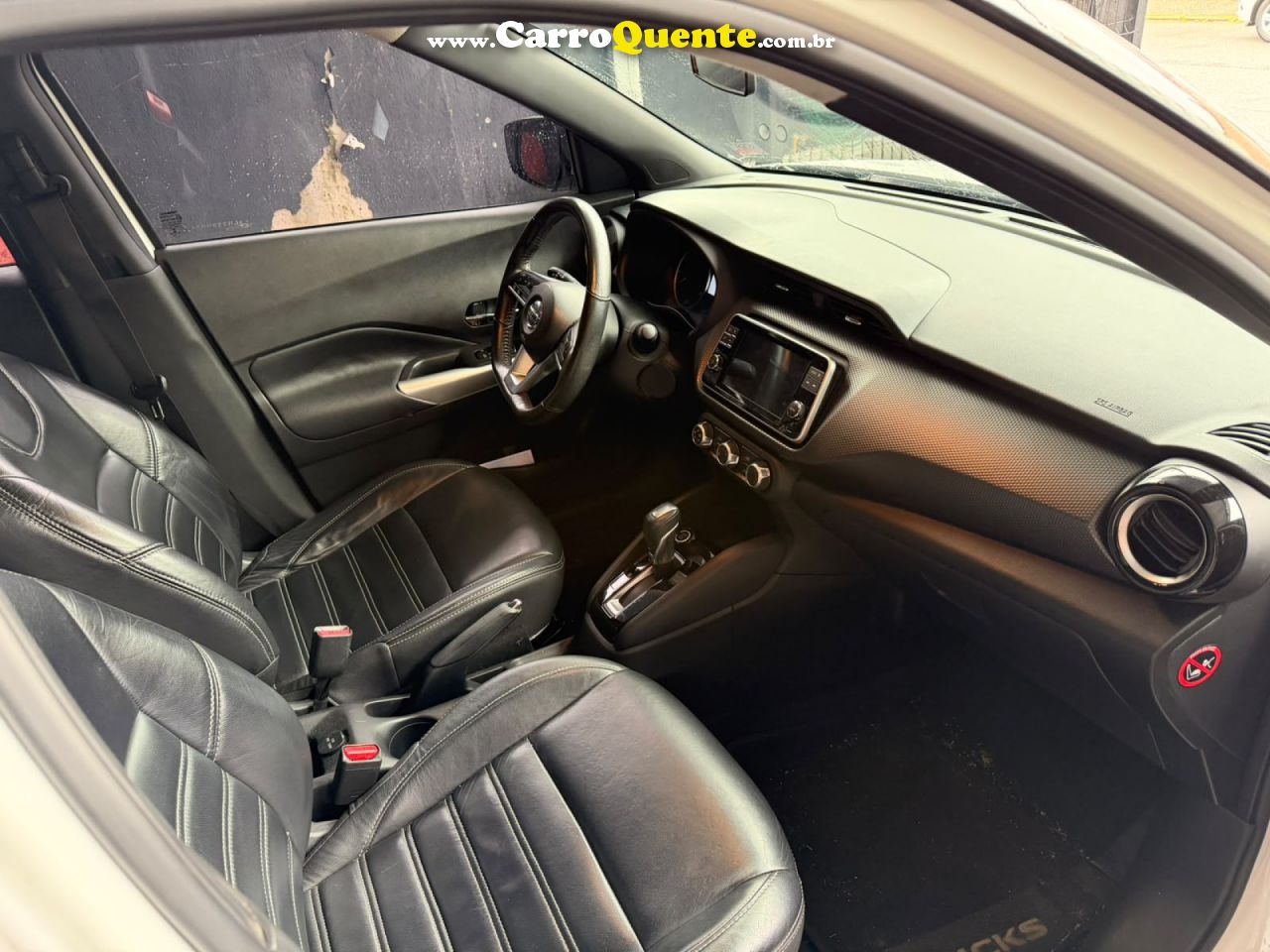 NISSAN   KICKS SV 1.6 16V FLEXSTAR 5P AUT.   BRANCO 2020 1.6 FLEX - Loja