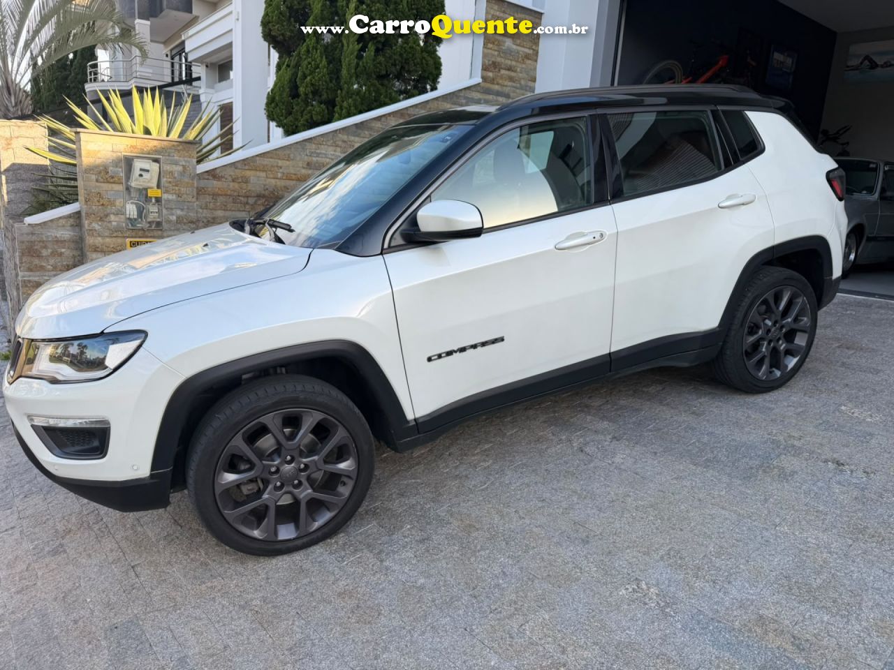 JEEP   COMPASS S 2.0 4X4 TB 16V DIESEL AUT.   BRANCO 2020 2.0 DIESEL - Loja