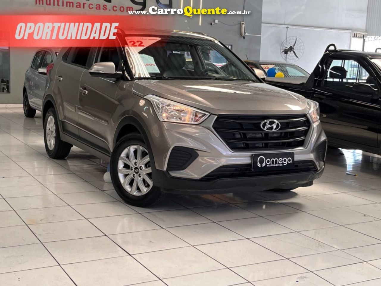 HYUNDAI   CRETA ACTION 1.6 16V FLEX AUT.   PRATA 2022 1.6 FLEX - Loja