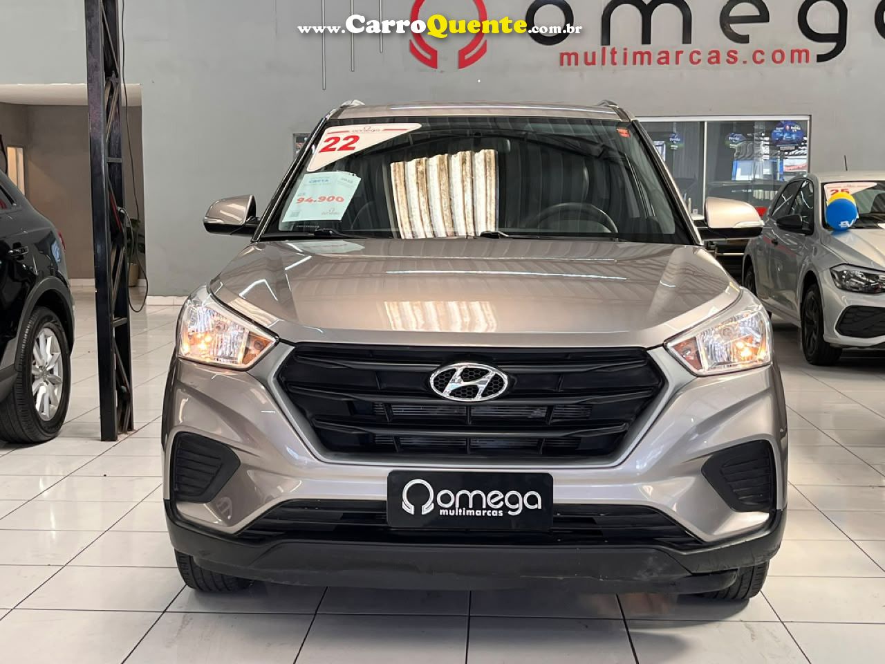HYUNDAI   CRETA ACTION 1.6 16V FLEX AUT.   PRATA 2022 1.6 FLEX - Loja