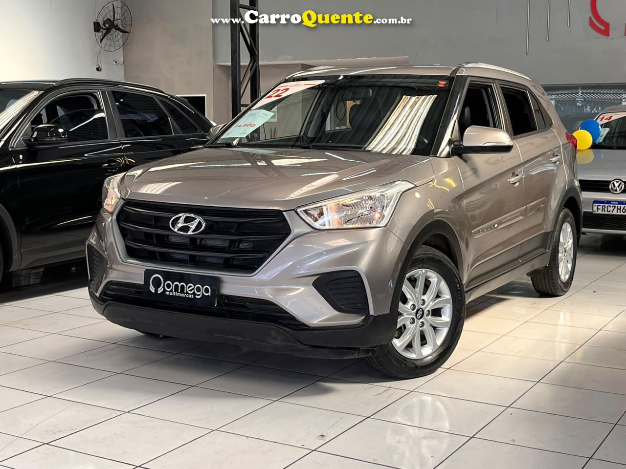 HYUNDAI   CRETA ACTION 1.6 16V FLEX AUT.   PRATA 2022 1.6 FLEX - Loja
