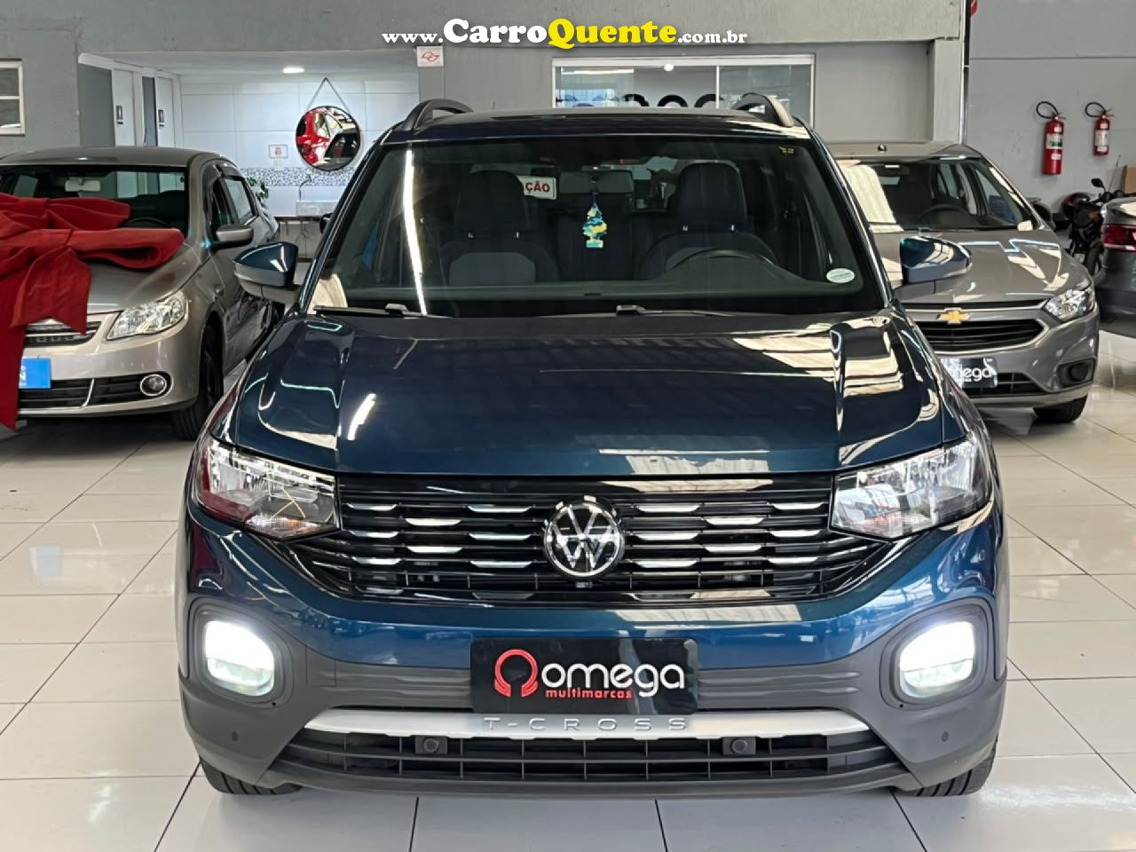 VOLKSWAGEN   T-CROSS COMFOR. 200 TSI 1.0 FLEX 5P AUT.   AZUL 2023 1.0 FLEX - Loja