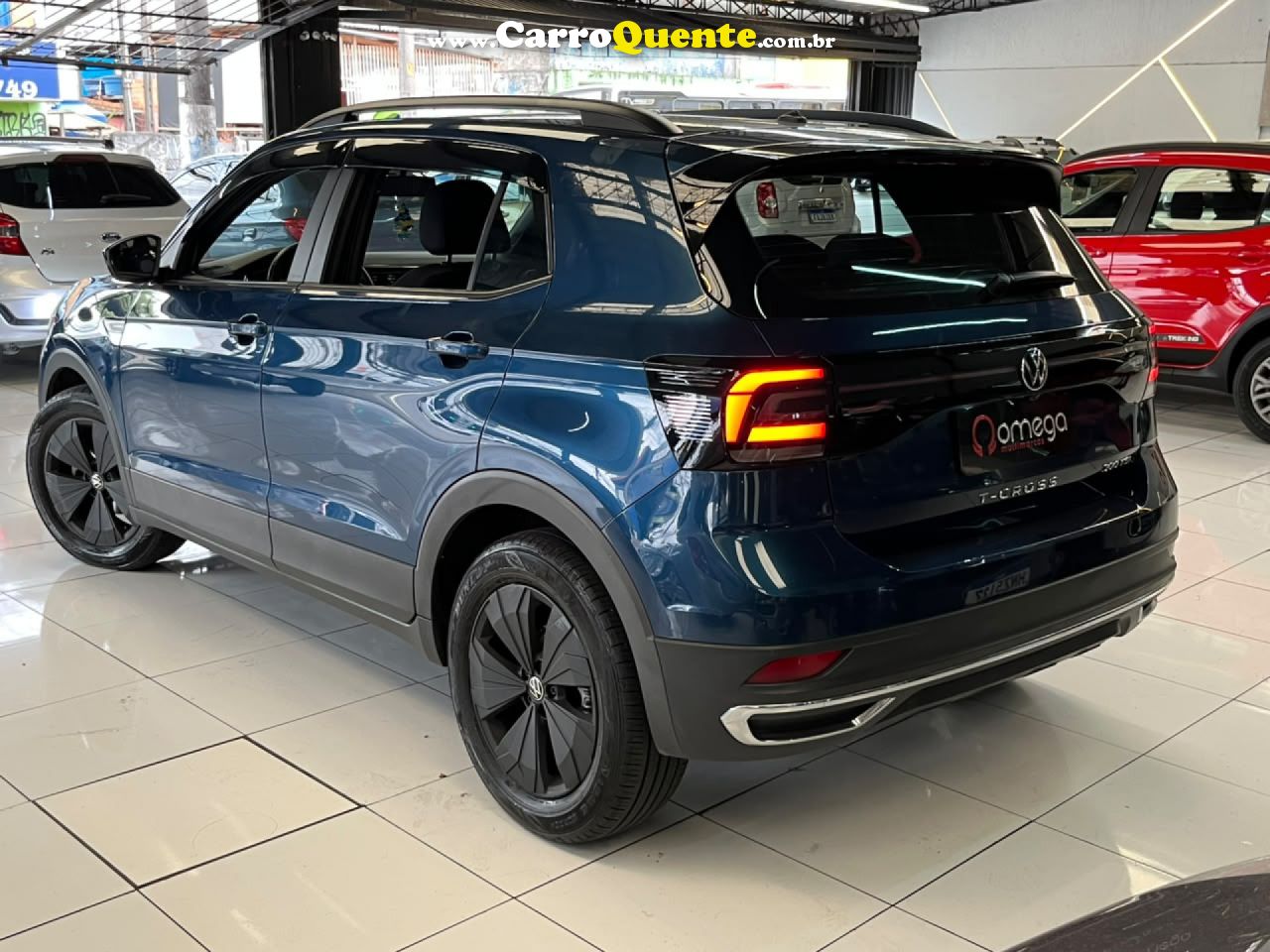 VOLKSWAGEN   T-CROSS COMFOR. 200 TSI 1.0 FLEX 5P AUT.   AZUL 2023 1.0 FLEX - Loja