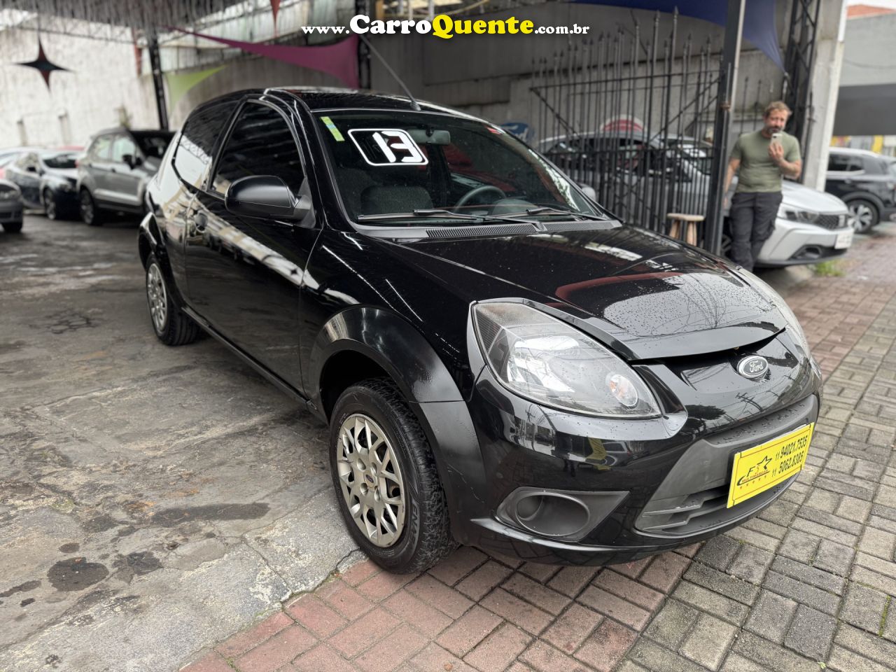 FORD   KA 1.0 8V1.0 8V ST FLEX 3P   PRETO 2013 1.0 FLEX - Loja