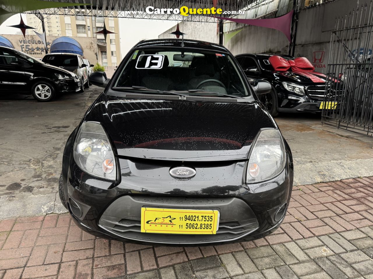 FORD   KA 1.0 8V1.0 8V ST FLEX 3P   PRETO 2013 1.0 FLEX - Loja