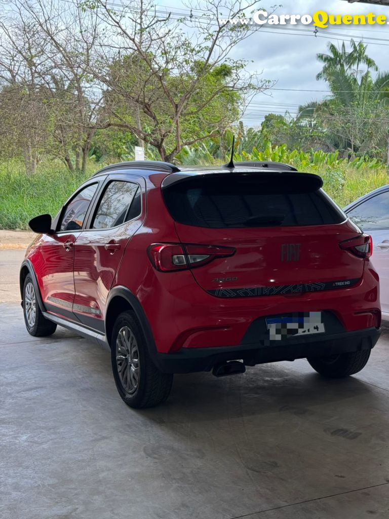 FIAT   ARGO TREKKING 1.3 8V FLEX   VERMELHO 2022 1.3 FLEX - Loja