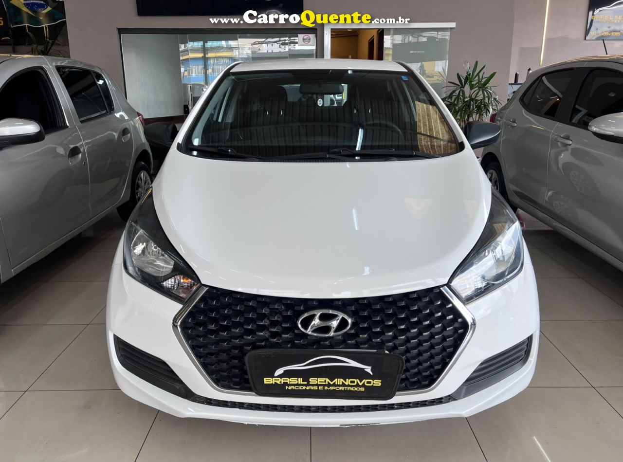 HYUNDAI   HB20 1.0M UNIQUE   BRANCO 2019 1.0 FLEX - Loja