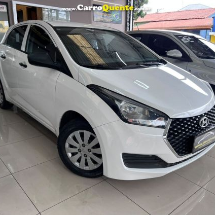 HYUNDAI   HB20 1.0M UNIQUE   BRANCO 2019 1.0 FLEX