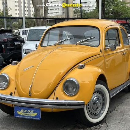 VOLKSWAGEN   FUSCA   AMARELO 1975 1.3 GASOLINA